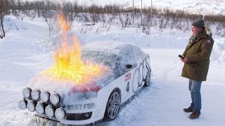 Jeremy Clarkson Sets His Audi On Fire