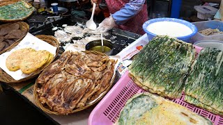 Korean Conventional Pan Fried Delicacies | Korean Street Food