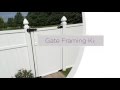 Freedom Gate Framing Kit for Pre-Assembled Panels - Installation Overview Freedom Gate Framing Kit for Pre-Assembled Panels - Installation Overview