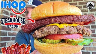 IHOP® Steakhouse Premium Bacon Burger Review! 🥩🏠🥓🍔 | theendorsement