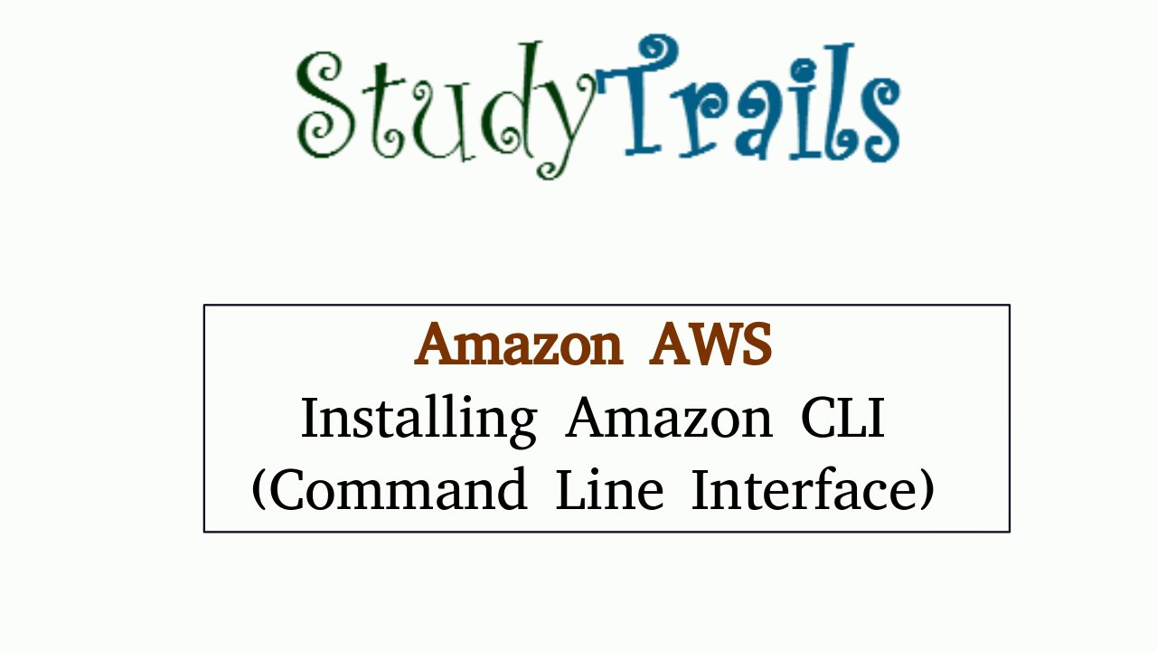 install Amazon CLI Line Interface) on unix YouTube