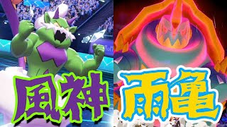 求雨吧風神!極巨吧大烏龜!【寶可夢對戰】