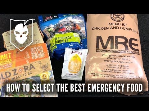 How to Select the Best Emergency Food