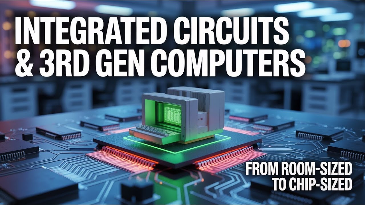 Integrated Circuits और तीसरी पीढ़ी के कंप्यूटर का विकास! # ...