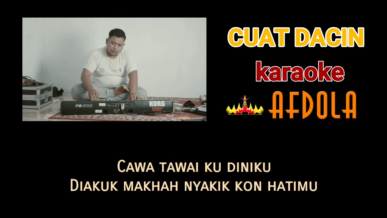 #CuatDacingKaraoke #LaguLampung Cuat Dacing Cipt. Arifin--Karaoke