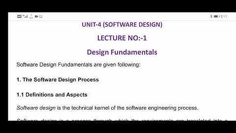 3CS4-07, Lec-1, Part-1, SE, Software Design Fundamentals, Unit-4, Shashi Kant
