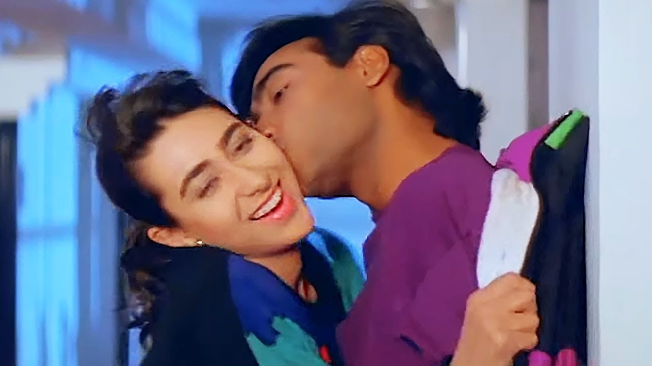Sun Goriye 4K 90's Romantic Song - Ajay Devgn | Karishma Kapoor | Asha Bhosle | Shaktimaan