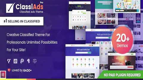 Classiads - Classified Ads WordPress Theme Full Download 2021