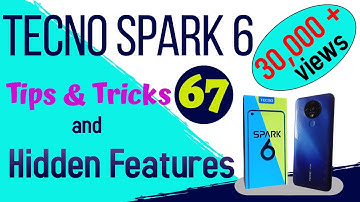 67 tecno spark 6 tips and tricks| tecno spark 6 hidden features in urdu