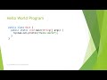 Java Hello World Program in Java | Write Your First Java Program