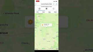 Severe Thunderstorm Warning On WXK38 Amarillo, TX - 9/1/2022