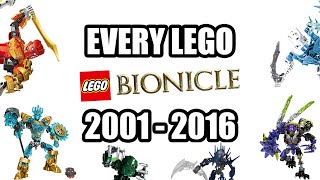 : ALL LEGO BIONICLE SETS 2001-2016 (LEGO BIONICLE HISTORY)