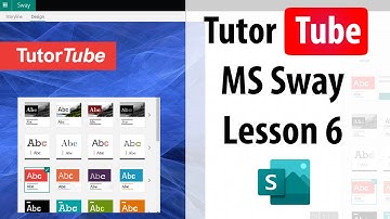MS Sway Tutorial - Lesson 6 - Creating New Sway from Existing Templates