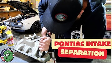 Pontiac Intake Manifold HACK! Separating the Water Crossover