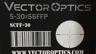 VECTOR OPTICS CONTINENTAL 34MM 5-30X56 FFP китайский топ за вменяемые деньги!