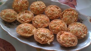 Закуска из сыра и моркови с чесноком Закуска из сыра и моркови с чесноком