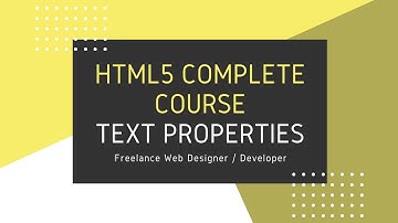 CSS Text styling Properties Tutorial in Urdu/Hindi   | learn CSS in Urdu/hidi | CSS for Biggners