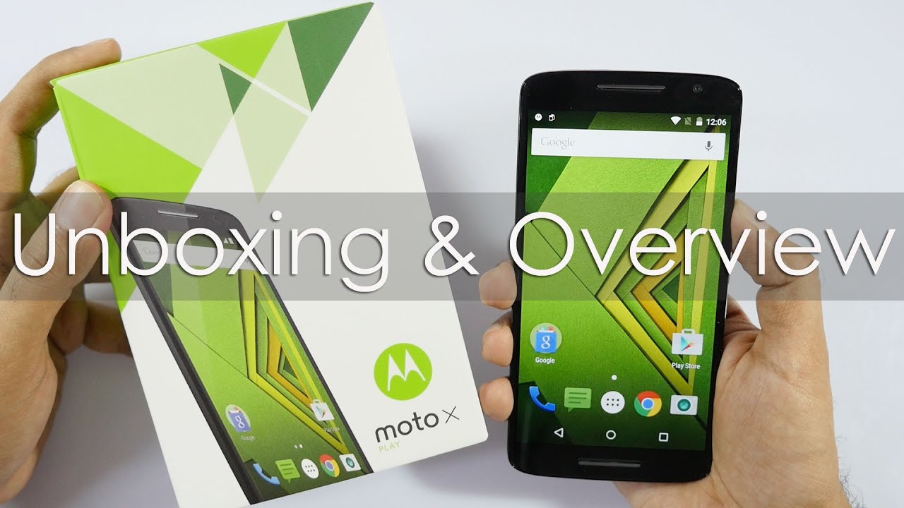 Video: Unboxing Moto X Play