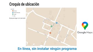 Crear un mapa sencillo (o croquis) directamente en Google Maps - YouTube