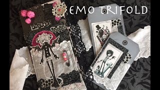 EMO TRIFOLD Tutorial con 3 sobres - English subtitles