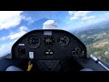 Flight in Schempp-Hirth Janus - rear seat cockpit view | GoPro HERO 7