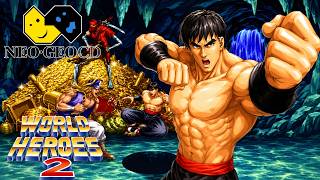 World Heroes 2 Lev 8 Kim Dragon(Bruce Lee) No Lose Playthrough