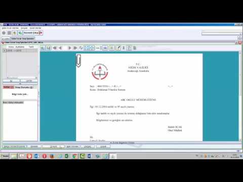 Ders 31 - Müdür Yardımcısının Yapacağı İşlemler (Giden Evrak)