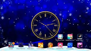 Winter Clock live wallpaper - Gods Gift screenshot 4