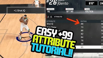 NBA 2k17 MyCAREER - How To Get +99 Attribute Boost in ONE Practice Tutorial!