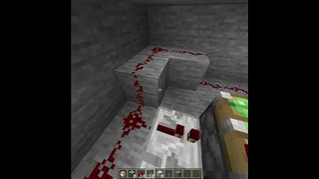 How to make hidden bridge on lava in Minecraft