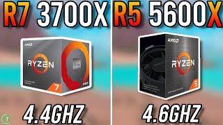 Ryzen 7 3700X vs Ryzen 5 5600X - Tested in 2024 - YouTube