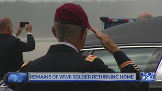 Remains of Harnett County soldier killed in action during WWII comes home