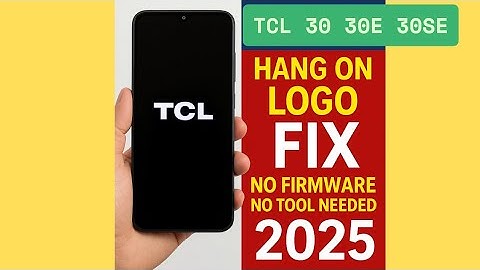 TCL 30 / 30E / 30SE Stuck on Logo After Restart | Hang & Bootloop Problem Fixed Without PC