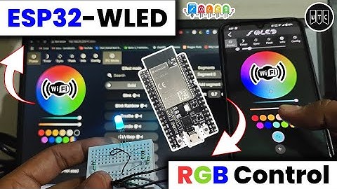 RGB Lights Control with WLED App & ESP32 At Home (No Coding!)🌈 by WTC Zone #tutorial #wled #learning