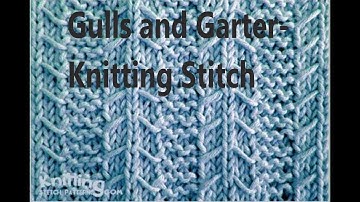 #Hqpds #Stitch #Helpline Gulls and Garter Knitting Stitch patterns Create by Hqpds