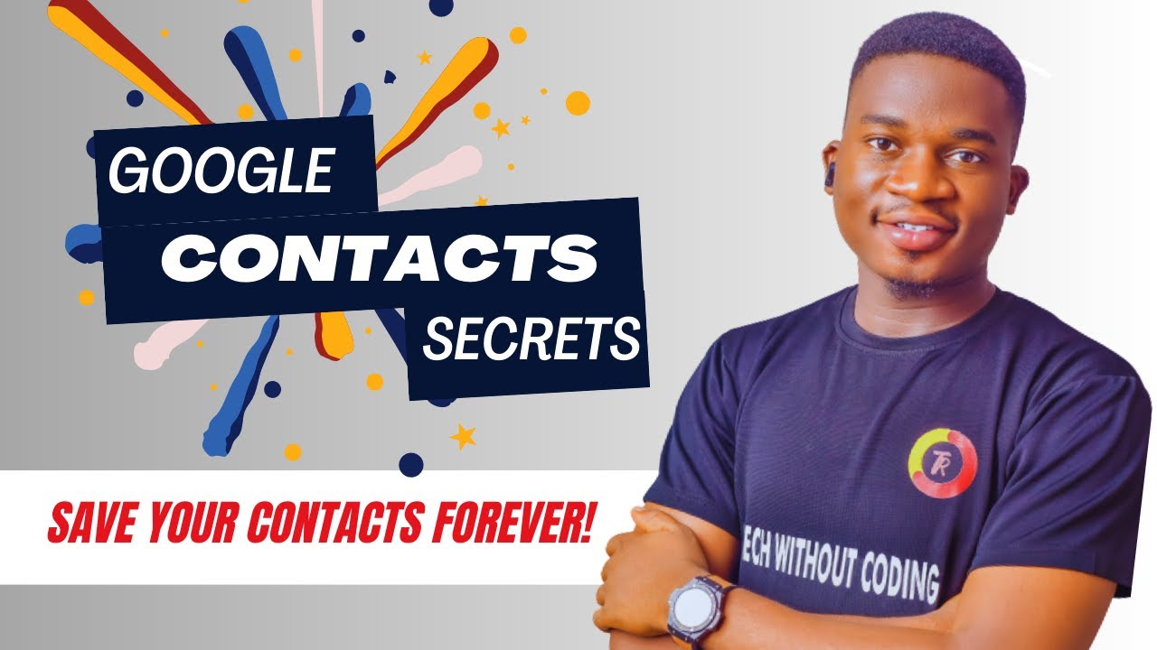 HOW TO NEVER LOSE YOUR CONTACTS AGAIN USING GOOGLE CONTACTS - YouTube
