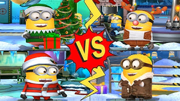 Holiday party Minion Rush Santa / Elf Vs Polar Explorer / Reindeer  gameplay walkthrough ios android