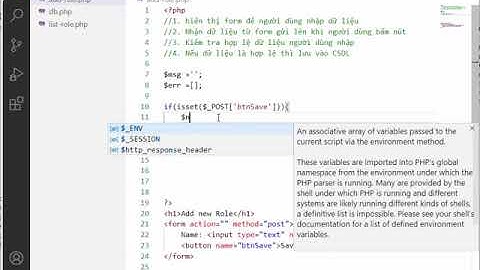 PDO chức năng thêm bản ghi trong php mysql | SaoPhaiXoan.net