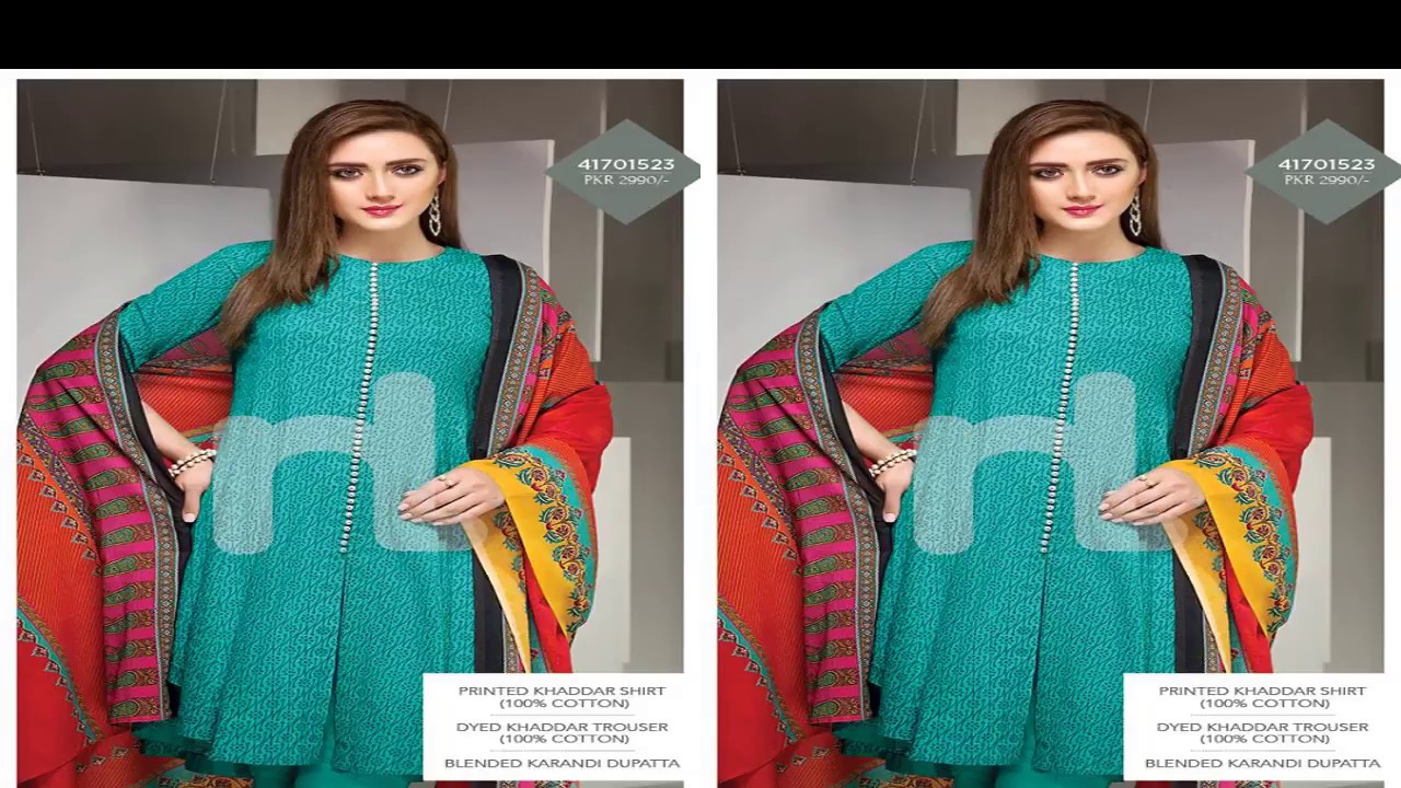 Latest Nishatlinen Printed Khaddar Shirt Dupatta Collection | Fashion World