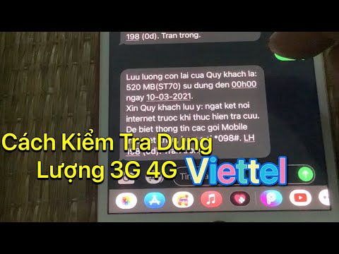Video Cách kiểm tra dữ liệu mạng Viettel - Cách kiểm tra... - youtube