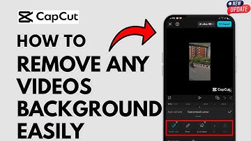 How To Remove Video Background In CapCut -  Full Guide