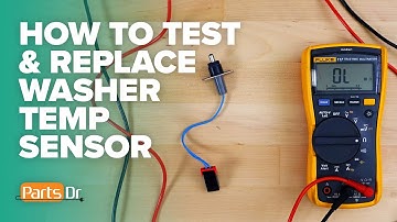 tE Error? How to test & replace Samsung washer temperature sensor thermistor Part # DC90-10128N