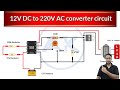 12V dc to 220V ac converter|12v DC to 220v AC converter circuit diagram