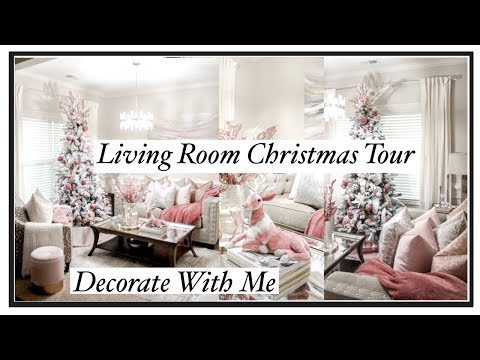 New Decor | Living Room Christmas Tour | KGORGE Drapes |