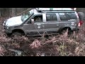 Ford Excursion in a swamp/Форд в болоте/Лебедка Dragonwinch DWT 20000