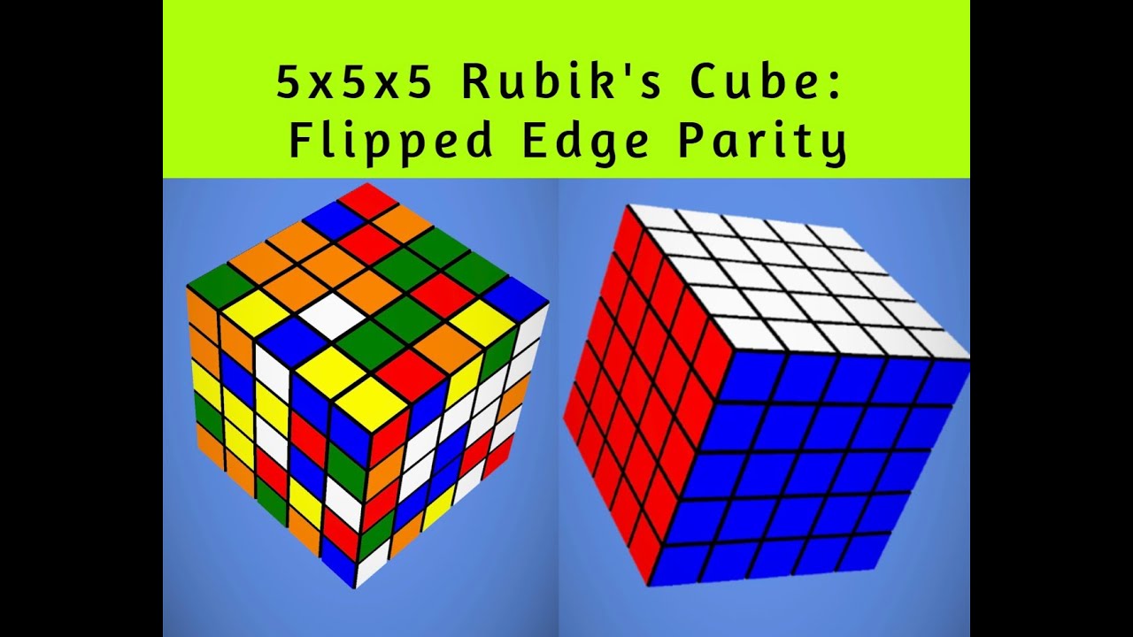 5x5x5 Rubik's Cube: Flipped Edge Parity ( English ) - YouTube.