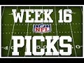 NFL Week 16 Picks And Best Bets  Against The Spread - YouTube