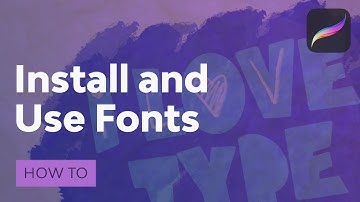 How to Install and Use Fonts in Procreate