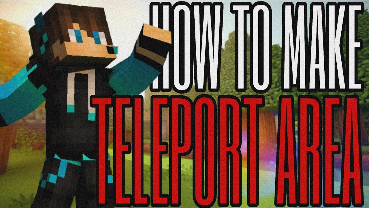 HOW TO MAKE TELEPORTATION AREA IN MINECRAFT PE/JAVA/BEDROCK #minecraft ...
