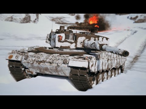 Видео: Фармлю СЕРЕБРО и "Получаю по лицу" на Leopard 2 (PzBtl 123) #3 в War Thunder